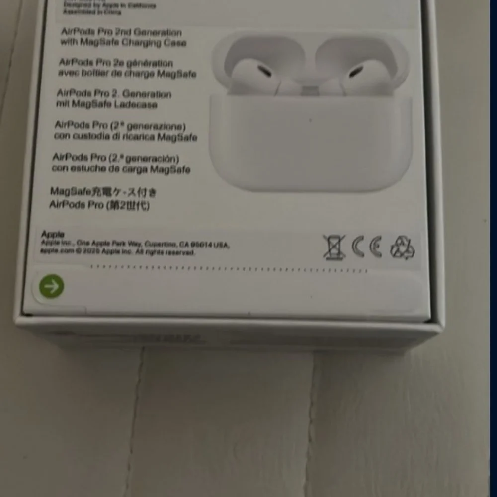 Apple AirPods Pro 2 with Charging Case - White(Sealed Box)
